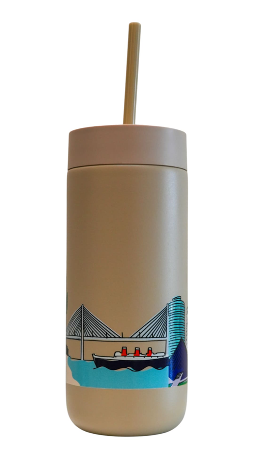16oz Carter Thermos - Tan