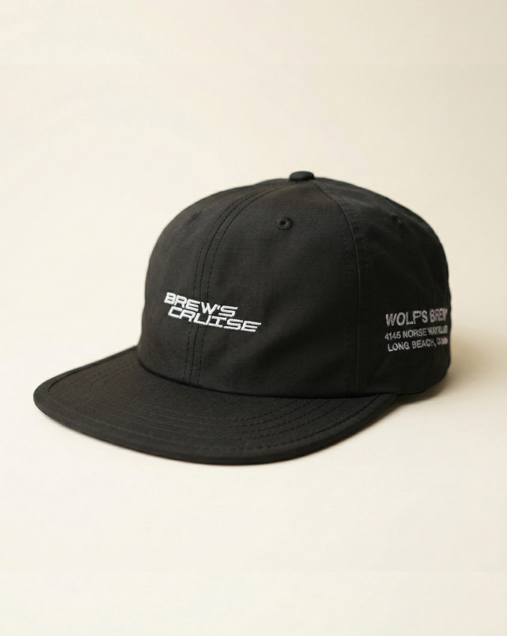 Limited Edition Brew's Cruise Hat - Black | Low Profile | Adjustable
