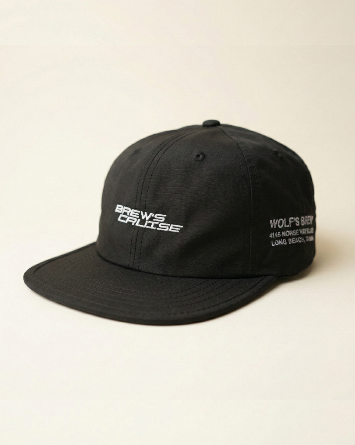 Limited Edition Brew's Cruise Hat - Black | Low Profile | Adjustable