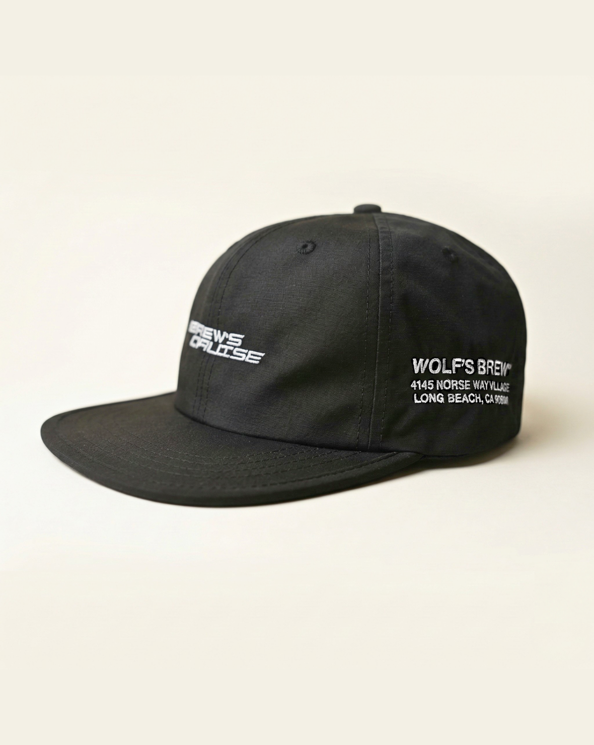 Limited Edition Brew's Cruise Hat - Black | Low Profile | Adjustable